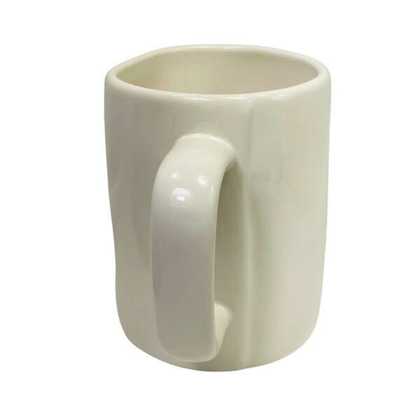 You Can Do It Rae Dunn Artisan Collection 24 Oz Ceramic Mug Classic White - Picture 5 of 6